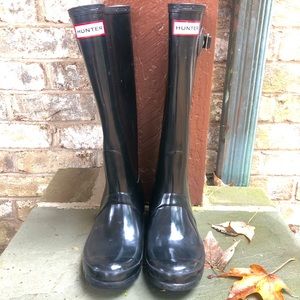 Hunter Tall Glossy Rain Boots